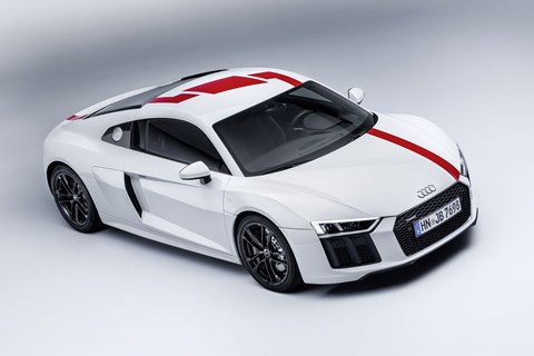 The rear-wheel drive Audi R8