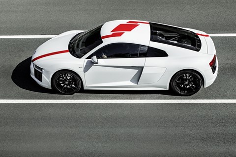 Side profile: the Audi R8 RWS