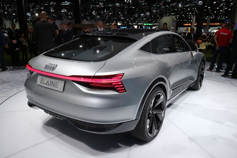 Rear of the Audi Elaine concept at Frankfurt 2017