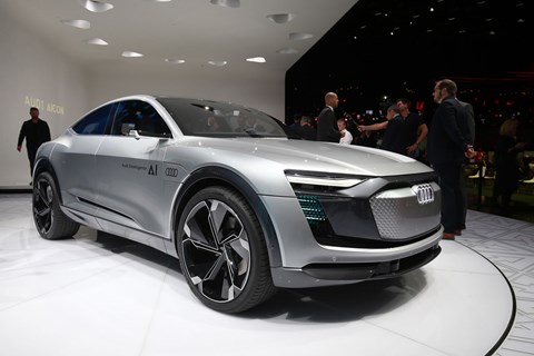 Front of the Audi Elaine concept at Frankfurt 2017