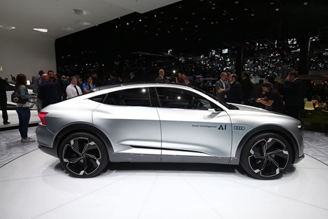 Audi Elaine all-electric SUV Coupe concept at Frankfurt 2017