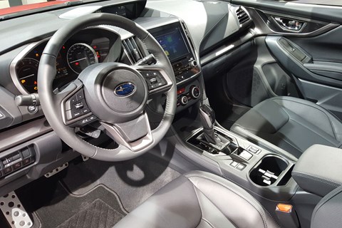 New Subaru Impreza interior at Frankfurt 2017