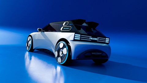 Peugeot Polygon Concept 2025 rear three quarters