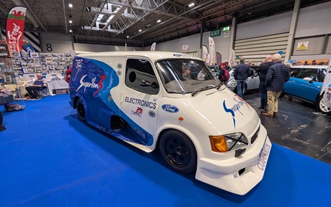 Ford Supervan 3 at the 2025 NEC Classic Motor Show