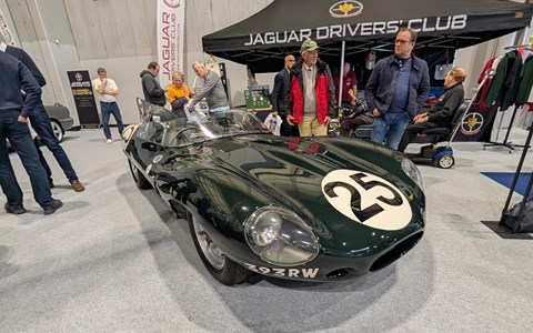 1956 Jaguar D-Type 'long-nose' at the 2025 NEC Classic Motor Show