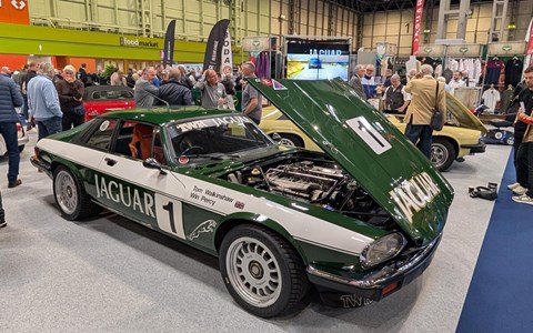 Jaguar XJS V12 Group A touring car at the 2025 NEC Classic Motor Show
