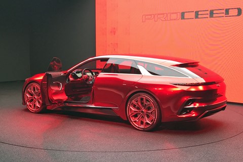 Kia's Proceed concept showed potential for a different body style - and more adventurous design language - in the next Ceed family