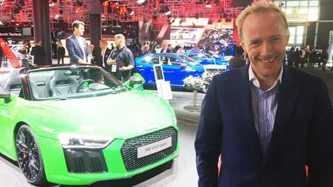 CAR's Phil McNamara at the 2017 Frankfurt motor show
