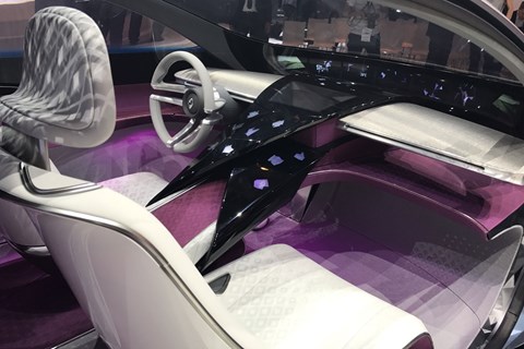 Borgward Isabella concept interior at Frankfurt 2017