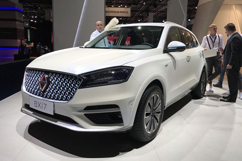 Borgward BXi7 SUV at Frankfurt 2017