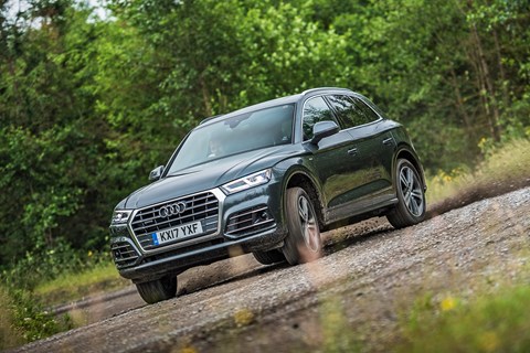 Audi Q5 mud drift