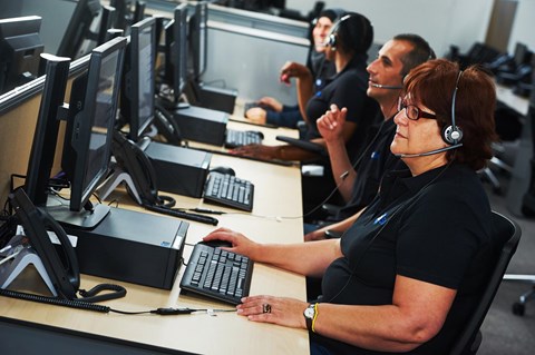 A Vauxhall OnStar call centre