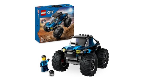 Lego City Blue Monster Truck Toy