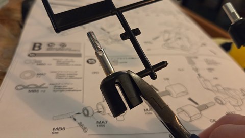 Tamiya MB-01 Mini Cooper Racing cutting drive cup