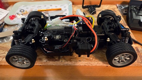 Tamiya MB-01 Mini Cooper Racing chassis