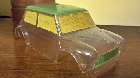 Tamiya MB-01 Mini Cooper Racing body