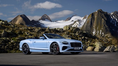 Bentley Continental GTC Speed Jetstream Blue static