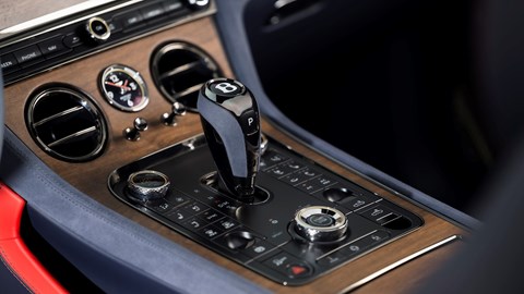 Bentley Continental GTC Speed Jetstream Blue centre console
