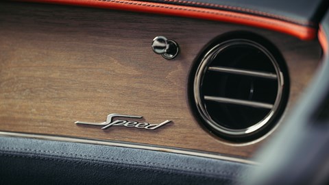 Bentley Continental GTC Speed Jetstream Blue rear interior