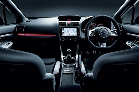 Inside the Subaru WRX STI S208