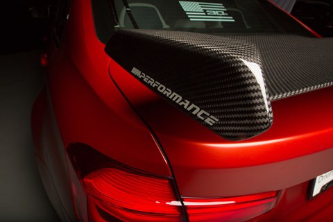 Carbonfibre rear wing for one-off BMW M3