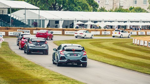 Honda Type R parade Goodwood 2017