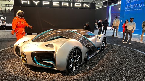Hyperion: a space-age supercar at LA auto show
