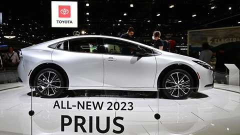 Toyota Prius: star of the 2022 LA auto show (Getty)