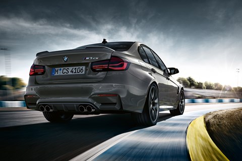 BMW M3 CS rear cornering