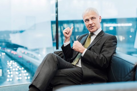 From Porsche to top VW group job: Matthias Mueller