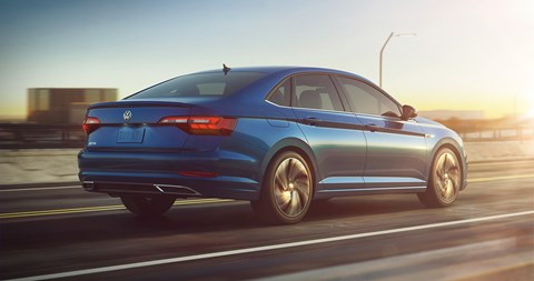 The new 2018 VW Jetta: freshly unveiled at the Detroit motor show