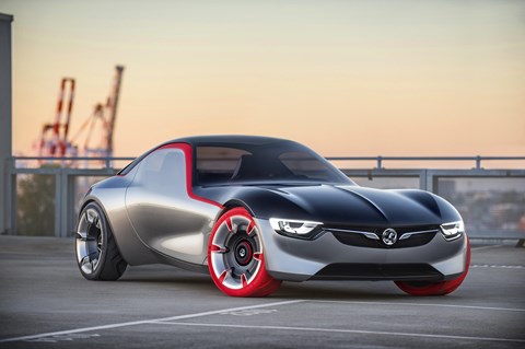 The Opel GT Coupe Concept from 2016