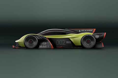 Aston Martin Valkyrie AMR Pro side profile