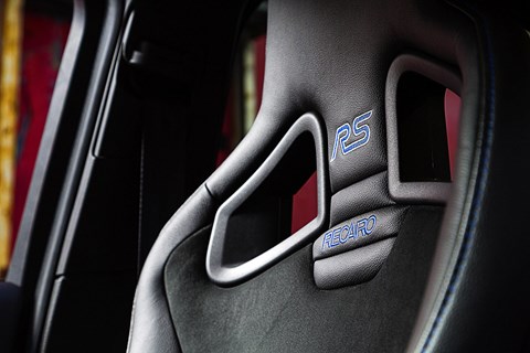 New 2018 Ford Focus RS Recaro sports seats
