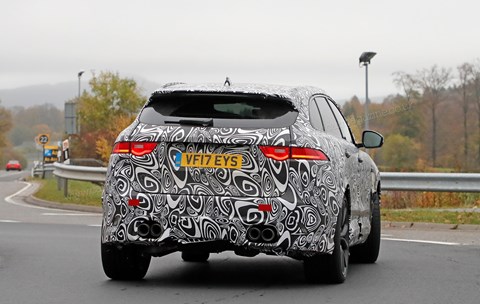 Jaguar F-Pace SVR: the new 2018 one scooped