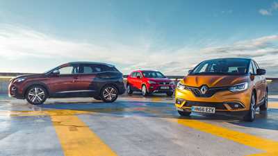 Renault Scenic vs Peugeot 3008 vs Seat Ateca triple test (2017) review