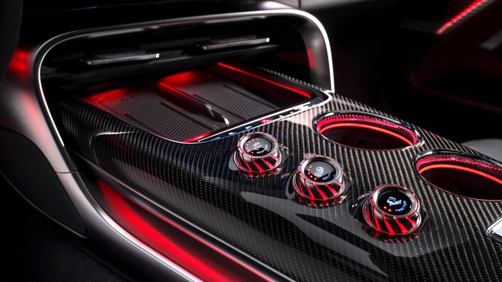 AMG EV FOUR-DOOR - INTERIOR dashboard