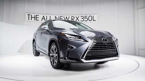 The new seven-seater Lexus RX L at LA