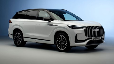 Jaecoo 8 (2026) unveiled: front three quarter static, white