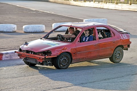 Our man Chilton roughs it. ‘Where’s the heated windscreen switch? Ah…’