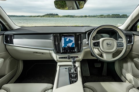 Volvo V90 interior, photographed for CAR magazine by Alex Tapley
