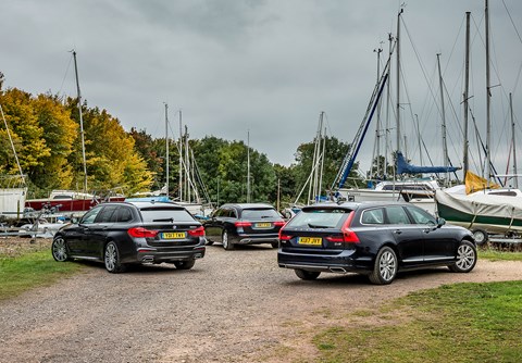 Which would you take? New BMW 5-series Touring takes on Mercedes-Benz E-class Estate and Volvo V90