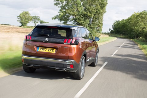 Peugeot 3008 long term rear tracking