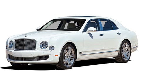 The Bentley Mulsanne, a car which takes 570 hours to build is respected in its price, £100k for a used example