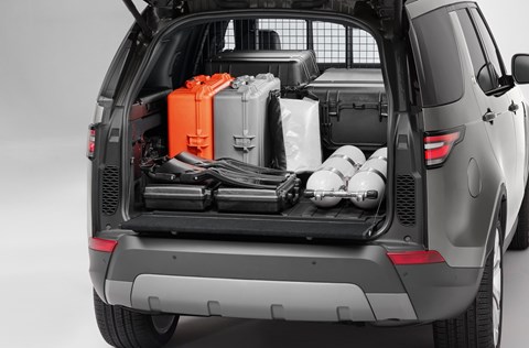 Land Rover Discovery Commercial van: the loadbay