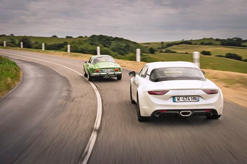 Old and new Alpine A110