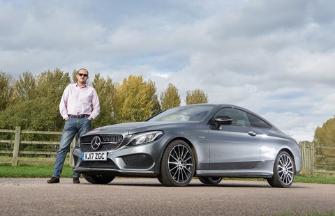 CAR magazine's Steve Moody and our Mercedes-AMG C43 Coupe