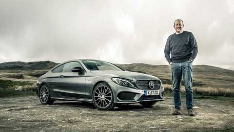 CAR magazine's Steve Moody and our Mercedes-AMG C43 Coupe after 8000 miles