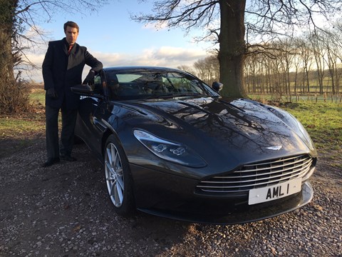 Aston Martin DB11 and Phil's friend James