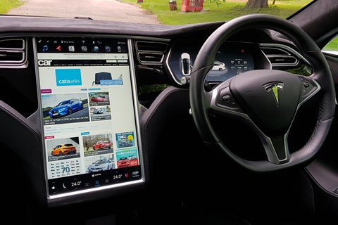 Tesla Model S interior